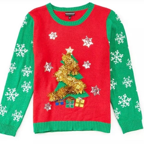 ⚡️ NEW!! 🆕 Christmas Tree Ugly Christmas Sweater - Picture 1 of 8